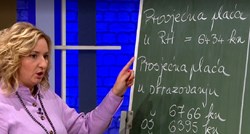 FOTO Šefica Sindikata hrvatskih učitelja dvaput krivo napisala riječ "prosječna"