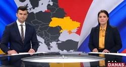 Voditelji emisije RTL Danas simboličnom gestom iskazali podršku Ukrajincima
