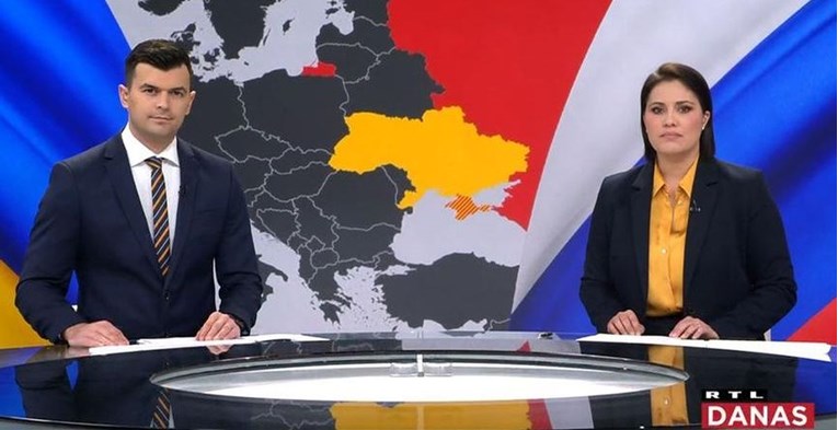Voditelji emisije RTL Danas simboličnom gestom iskazali podršku Ukrajincima
