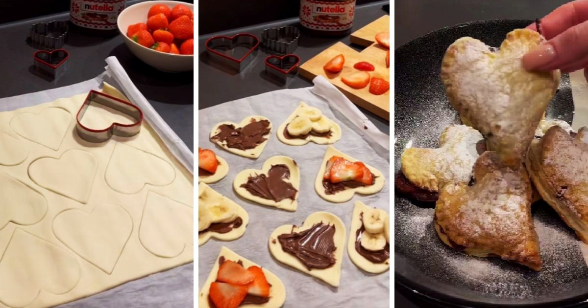 Nemate ideju za Valentinovo? Napravite Nutella srca, gotova su za samo 20 minuta