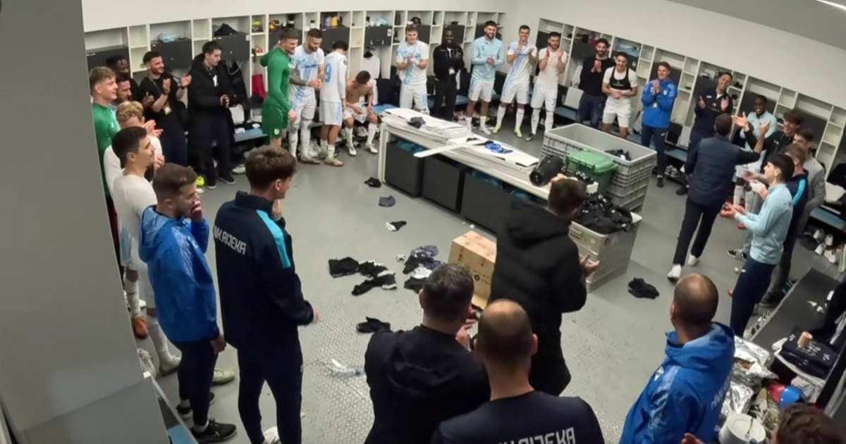 Pogledajte pobjednički govor u svlačionici Rijeke: "Vi ste je*eni igrači"