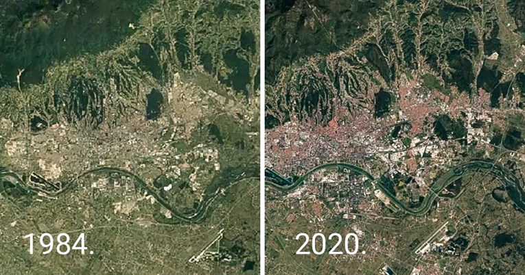 FOTO Pogledajte kako se Zagreb mijenjao od 1984. do danas