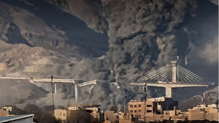 Ljudi u Iranu o rušenju mosta: Završit ćemo s uništenom državom