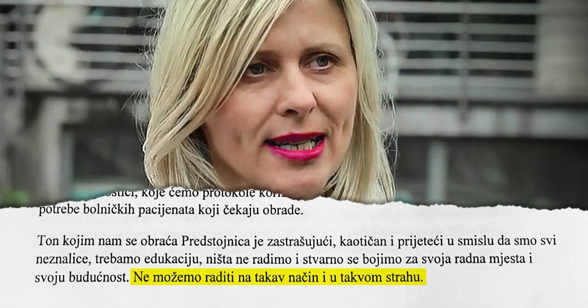 17 djelatnika onkološke radiologije prijavilo Zadravec za mobing. Sve su opisali