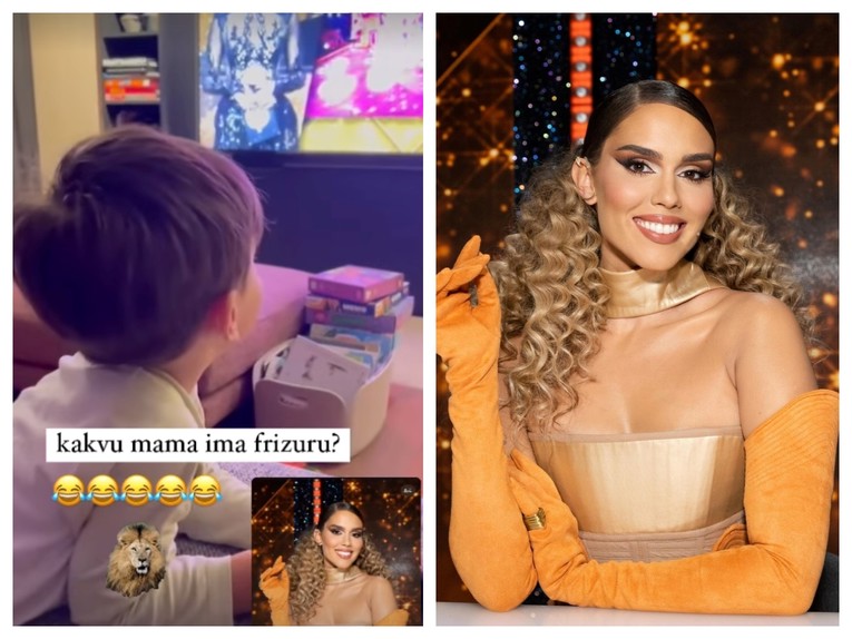 Franka objavila video Ćorluke i sina Viktora, komentirali su njenu frizuru: "Kao lav"
