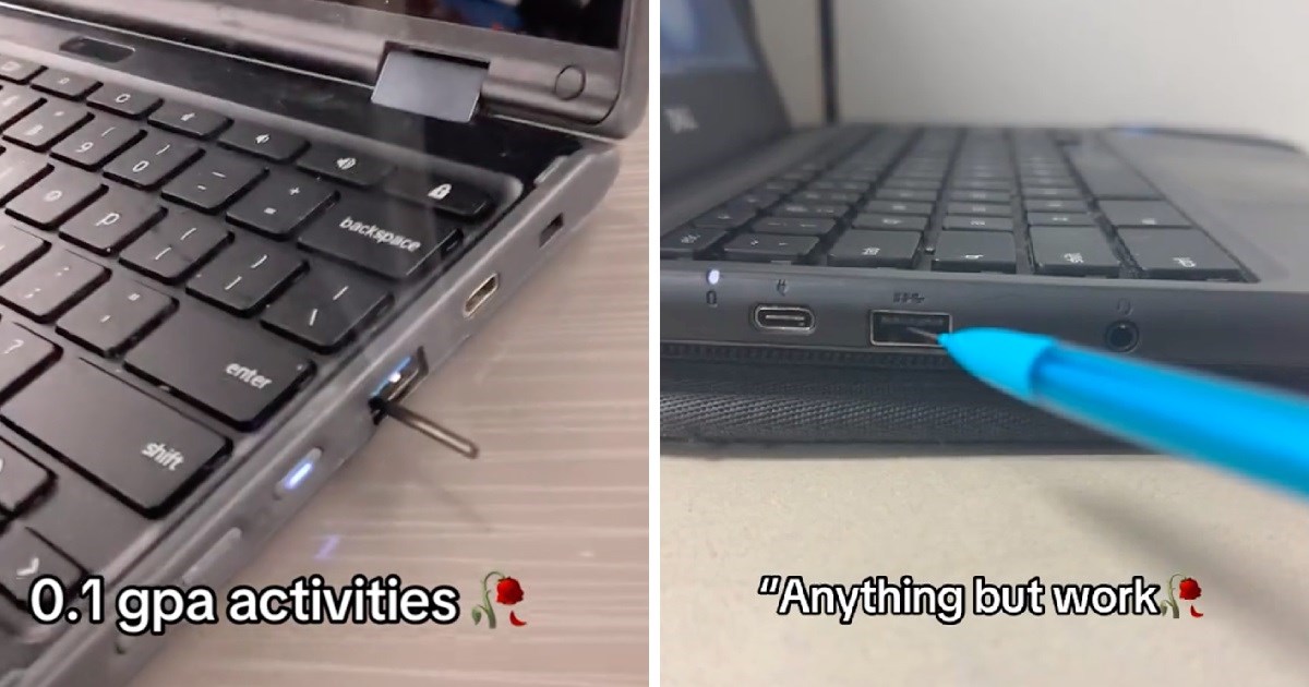 Najgluplji TikTok trend godine: Ljudi pale laptope guranjem olovke u njih