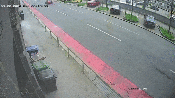 VIDEO Nova snimka jučerašnjeg potresa: Auto prošao sekundu prije urušavanja krova