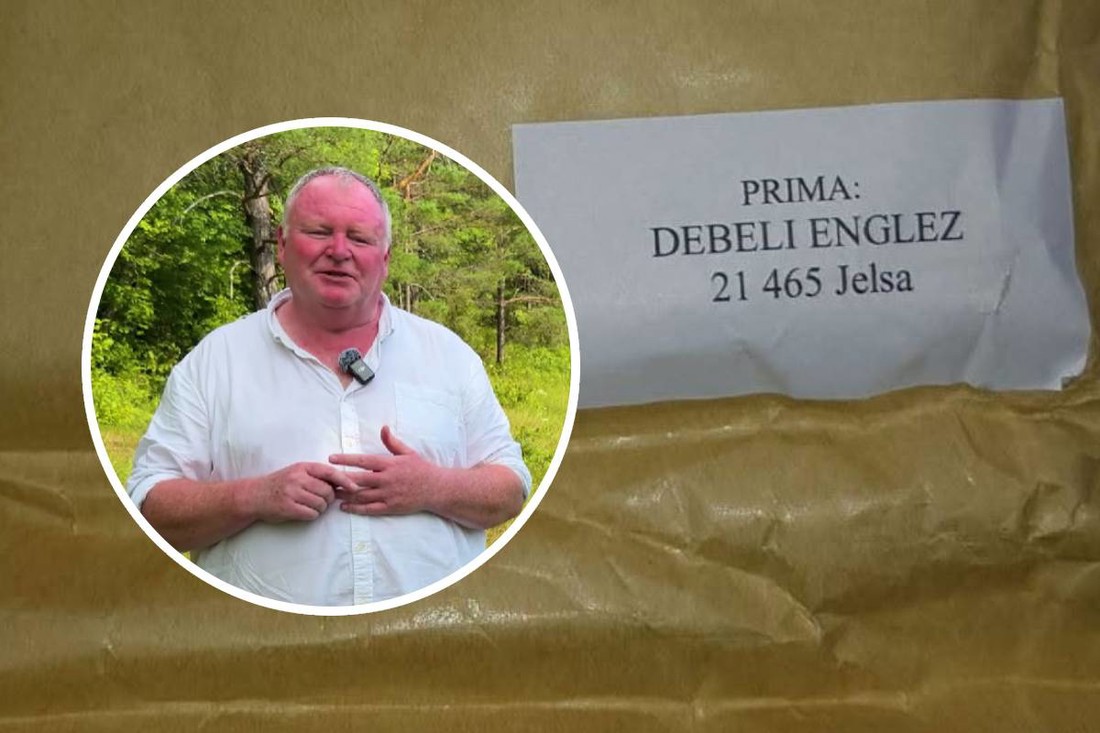 Hrvatska pošta dostavila paket na adresu "Debeli Englez, Jelsa"