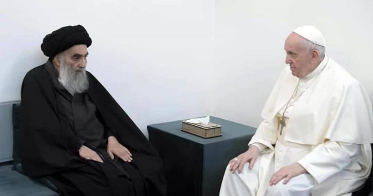 U Iraku se sreli papa Franjo i šijitski duhovni vođa koji rijetko održava sastanke