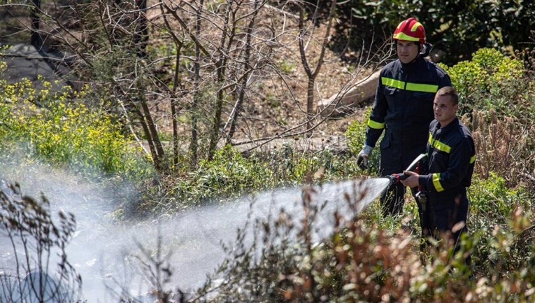 Lokaliziran požar kod Pule, izgorjelo 10 hektara trave