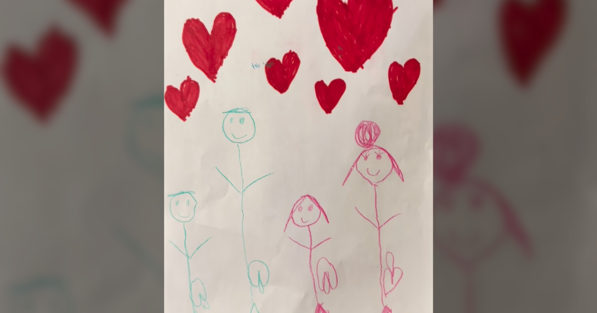 Petogodišnjakinja nacrtala obiteljski portret i nasmijala roditelje do suza 😅