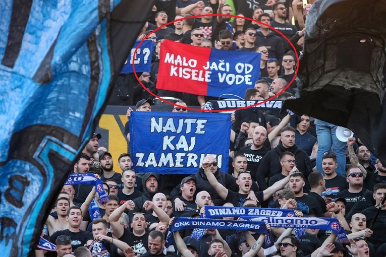 FOTO Hit transparent Bad Blue Boysa na Poljudu s posebnom porukom za Hajduk