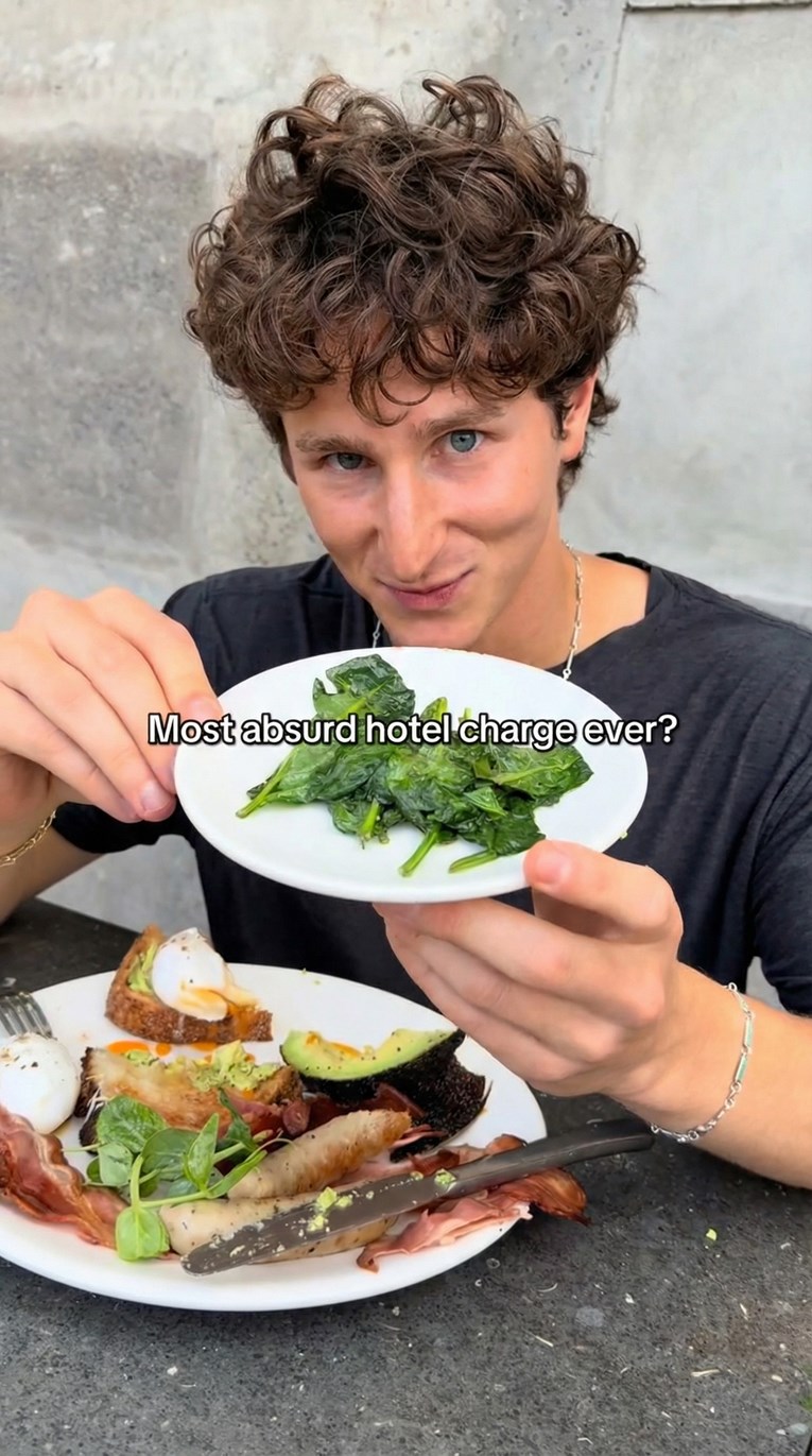 "Najveća prevara": Pokazao cijenu za tri lista špinata u hotelu, ljudi u čudu