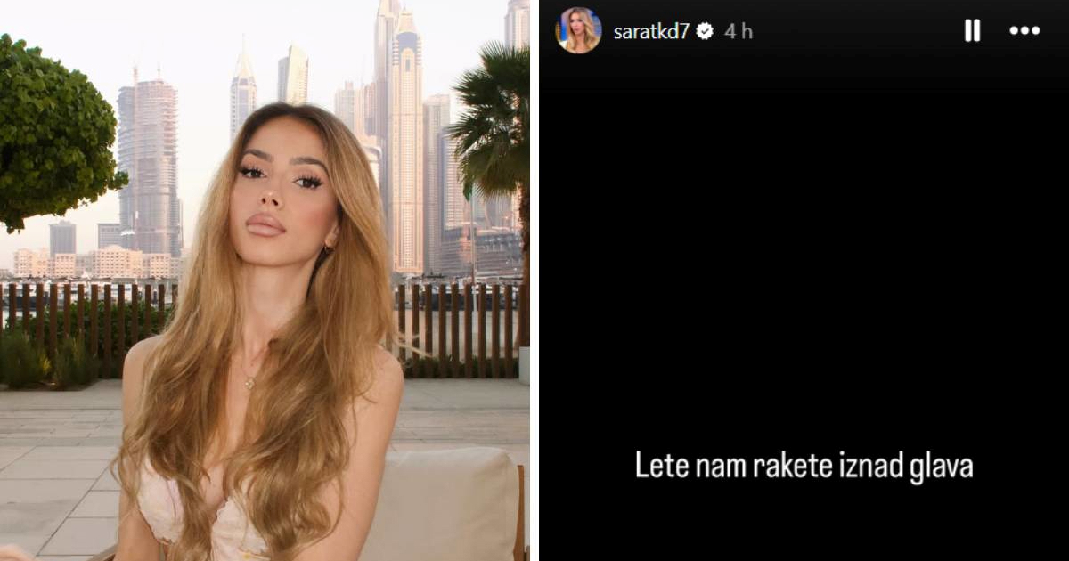 Srpska influencerica se javila iz Dubaija: Aerodromi su zatvoreni, zarobljeni smo tu
