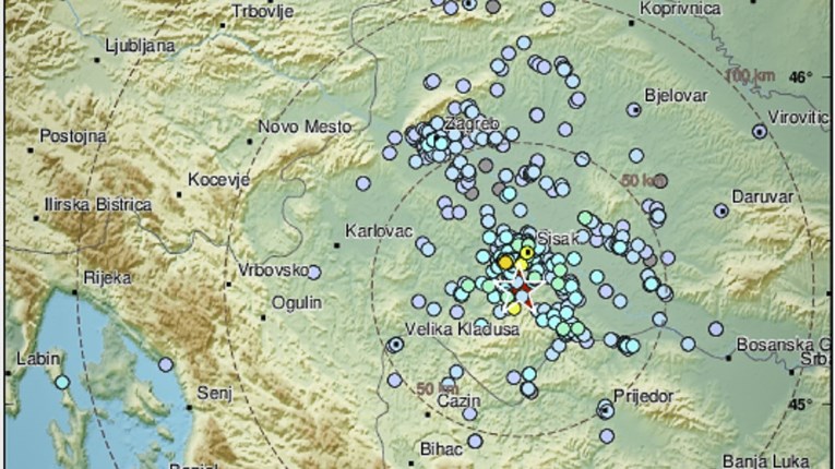 Potres od 3.5 po Richteru sinoć zatresao okolicu Petrinje