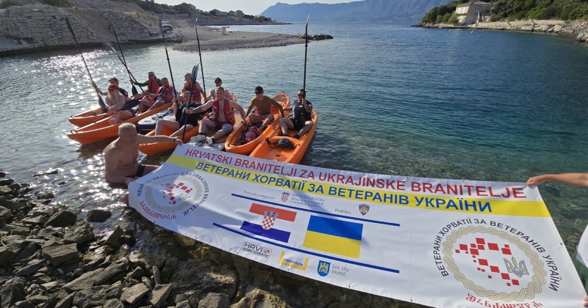 FOTO Ukrajinski ratni veterani i hrvatski vojni invalidi zajedno čistili podmorje