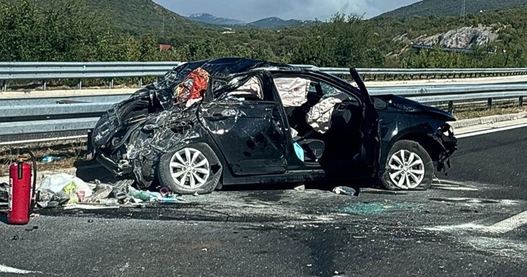 Prometna nesreća na A1 kod Splita, dvije osobe ozlijeđene