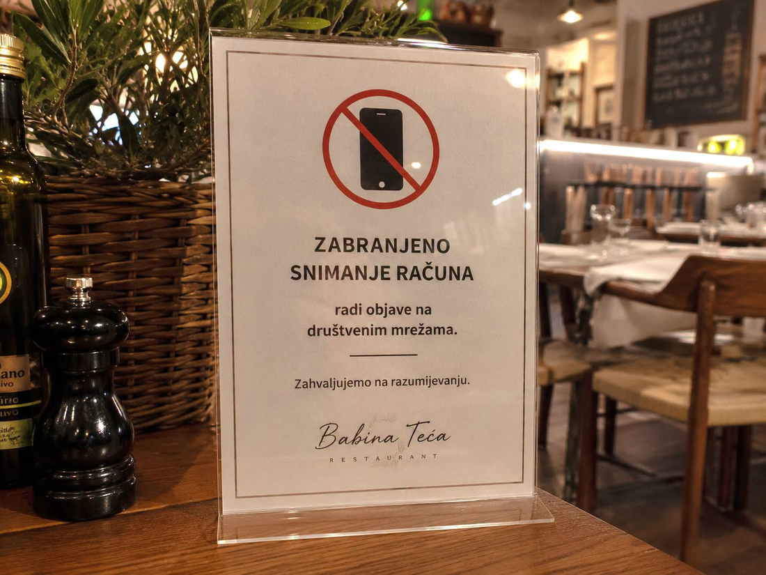 Dalmatinac se našalio pa izazvao raspravu: "Zabranjeno snimanje računa"