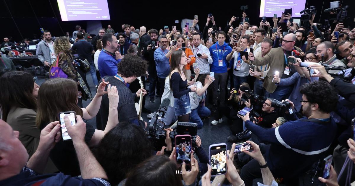 Talijanska predstavnica izvedbom ove pjesme oduševila prisutne u press-centru