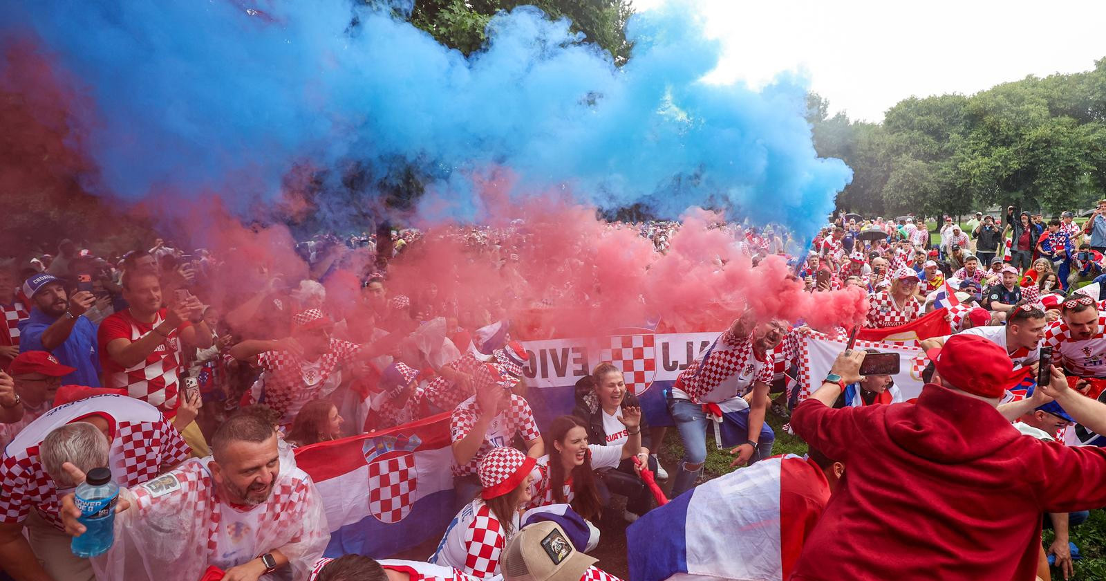 FOTO Hrvatski navijači preplavili ulice Philadelphije i napravili apsolutnu ludnicu