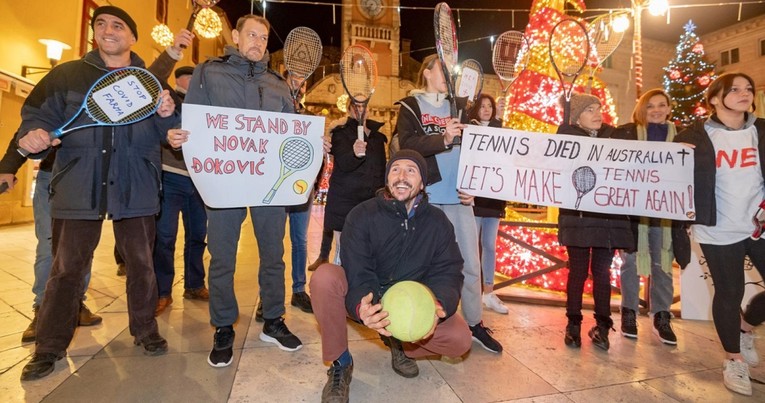 Podrška Đokoviću stigla je i iz Zadra