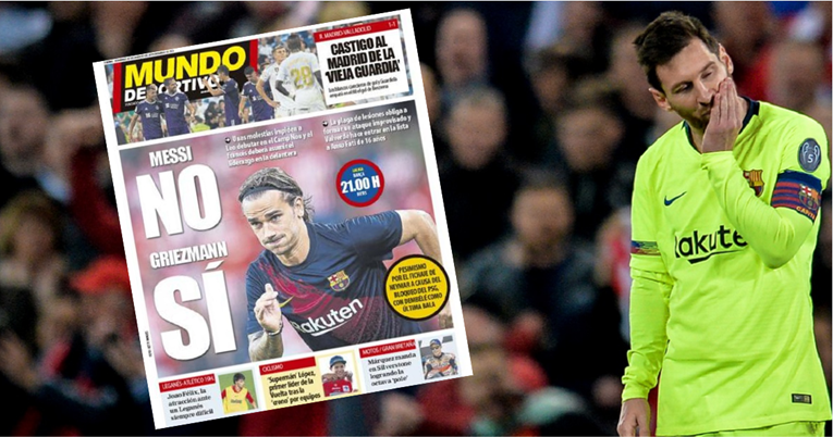 Mundo Deportivo: Messi ne, Griezmann da