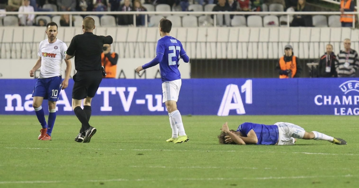 Caktašu stigla kazna za udaranje Šunjića, Hajduk kažnjen zbog bakljade
