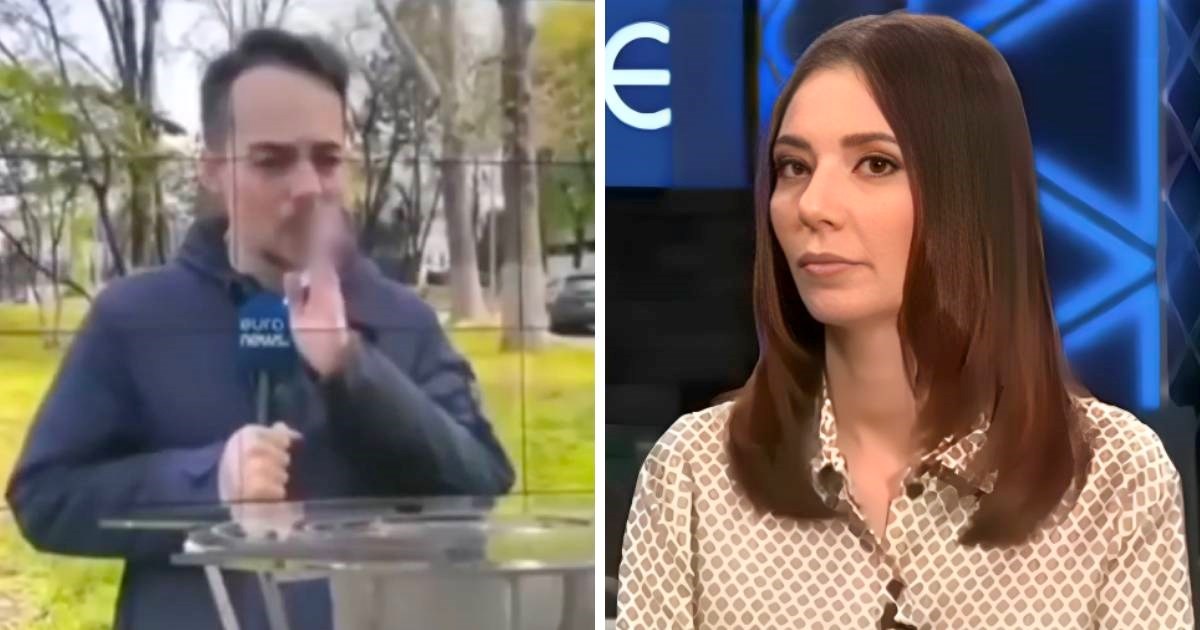 VIDEO Reportera uhvatili kako puši cigaretu uživo, lice njegove kolegice govori sve