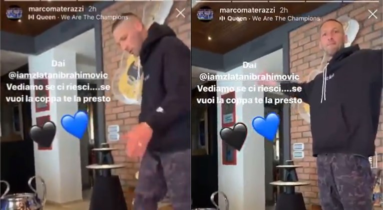 Materazzi objavio video kojim provocira Ibrahimovića: Možeš li i ti ovo?