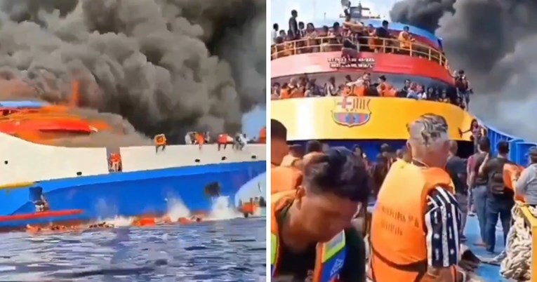 VIDEO Kod indonezijske obale planuo trajekt s 280 putnika