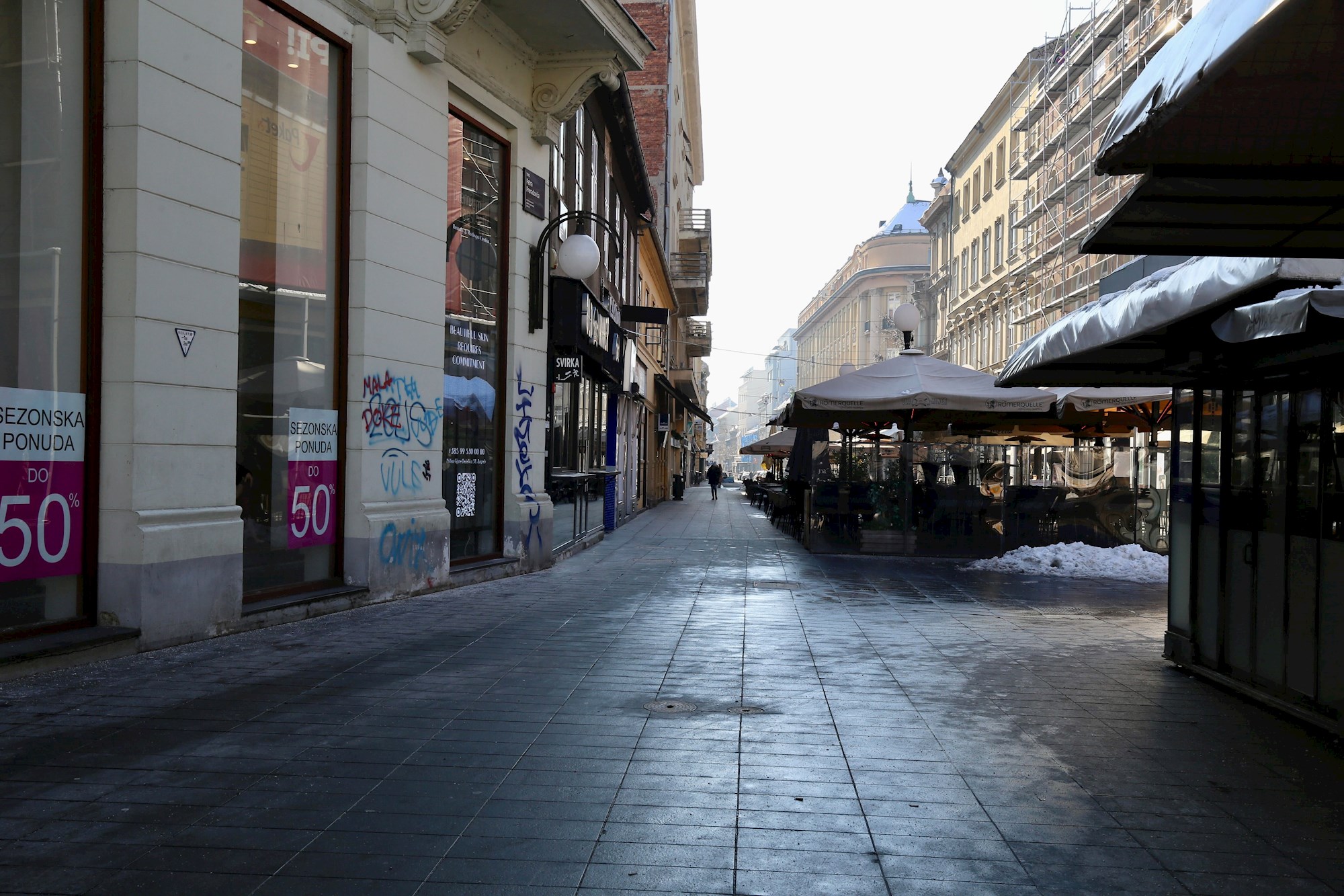 FOTO Nigdje nikog, pustinja... Ovako je jutros izgledao Zagreb