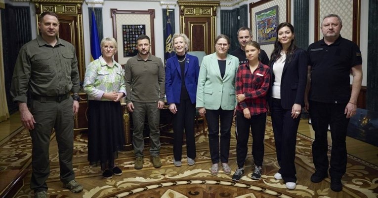 Greta Thunberg došla u Kijev kod Zelenskog, pogledajte fotografije