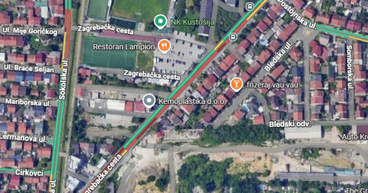 Prometna nesreća na Črnomercu, dvoje ozlijeđenih. Zatvorena je cesta