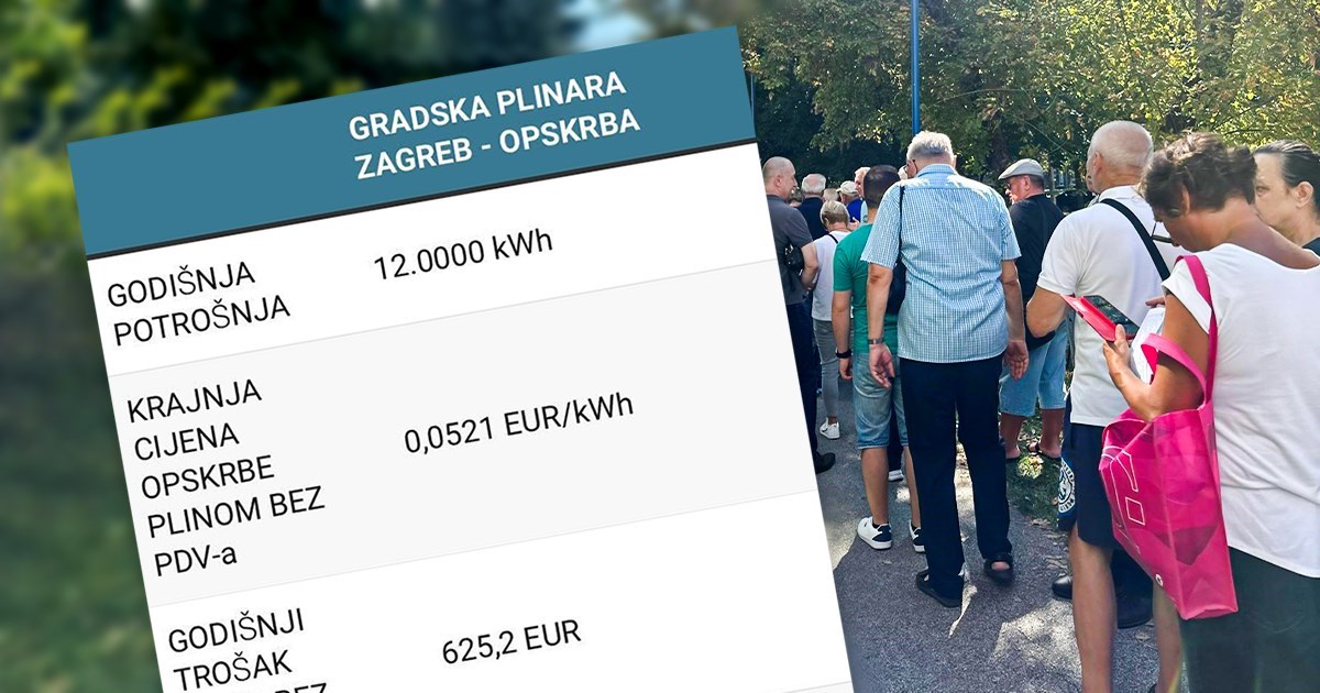 Ljudi stoje u redovima pred Plinarom zbog uštede od 1 eura godišnje