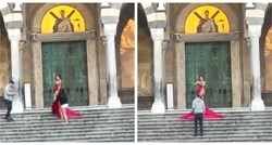 Turistica se gola slikala ispred katedrale u Italiji, stanovnici bijesni