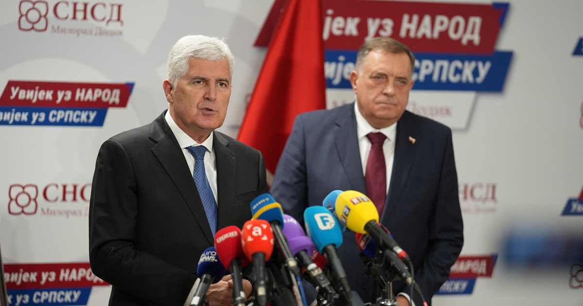 Čović i Dodik: Nastavljamo zajedno