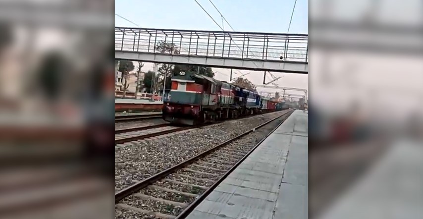 Odbjegli vlak u Indiji putovao 70 kilometara bez vozača