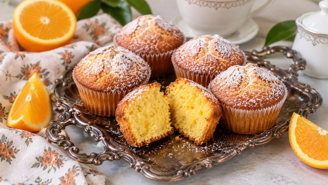 Recept za mekane muffine s narančom i svježim sirom, idealan snack uz kavu