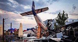 FOTO Avion se srušio na hangar pun ljudi u Poljskoj, najmanje petero poginulih
