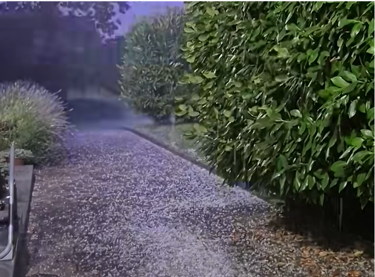 VIDEO Olujno nevrijeme iz Slovenije stiglo i na sjever Hrvatske, pala tuča