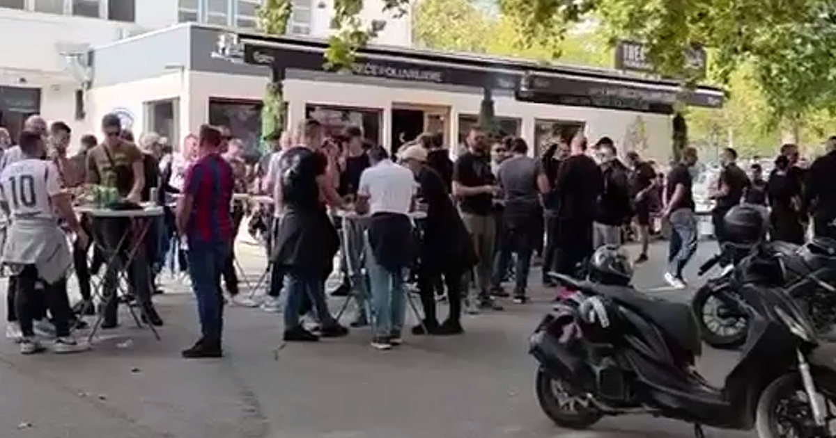 VIDEO Ispred sjedišta Torcide puštali Juru i Bobana