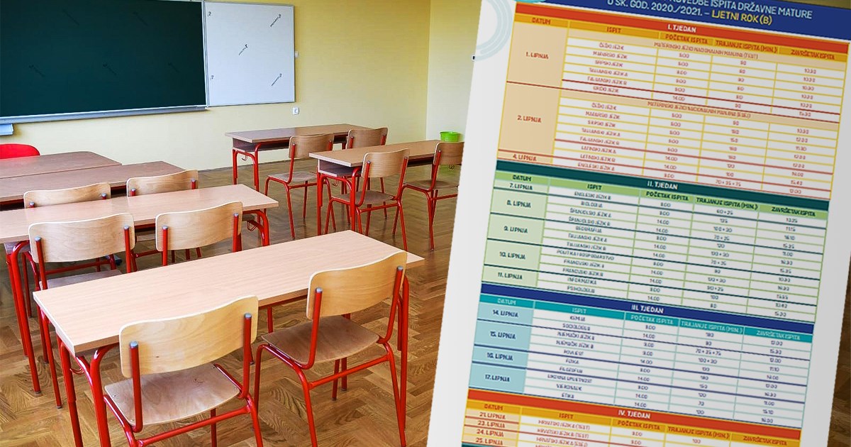 Državna matura provodi se u posebnim uvjetima, covid-pozitivni polagat će na jesen