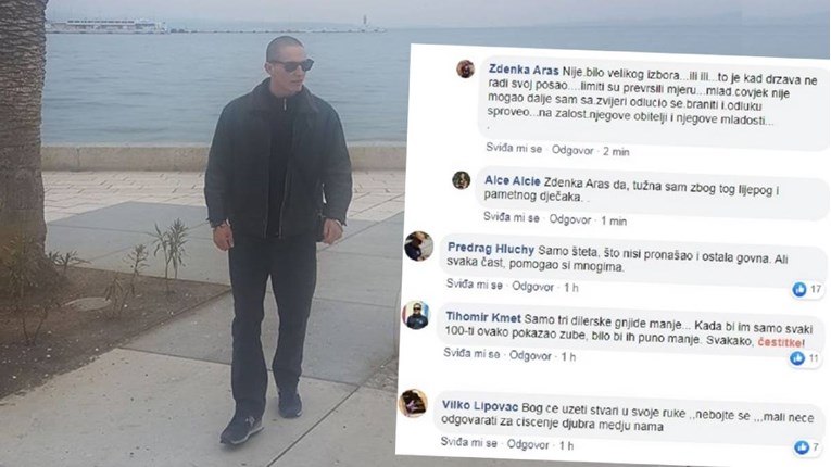 Ljudi podržavaju ubojicu iz Splita: "Šteta što nisi pronašao i ostala govna"