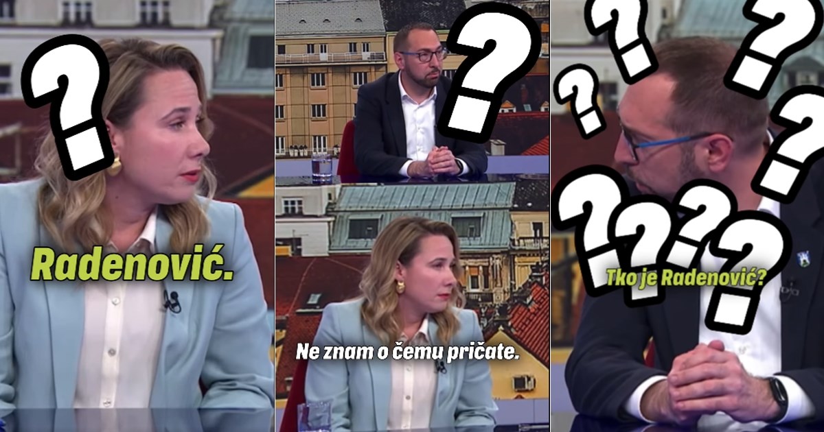 Tomašević objavio video neugodnog trenutka sa sučeljavanja. "Tko je Radenović?"