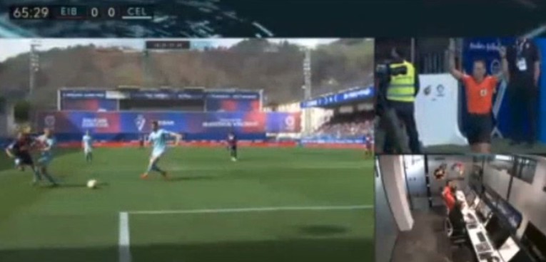 Sudac tri minute kasnio s VAR-om i dosudio penal, a napadač Eibara ga promašio