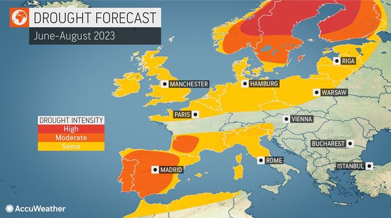 EU Summer Drought 2023