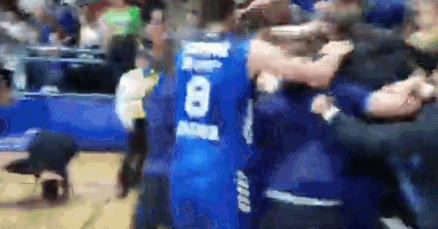 Pogledajte veliko slavlje Cibone nakon pobjedničkog koša