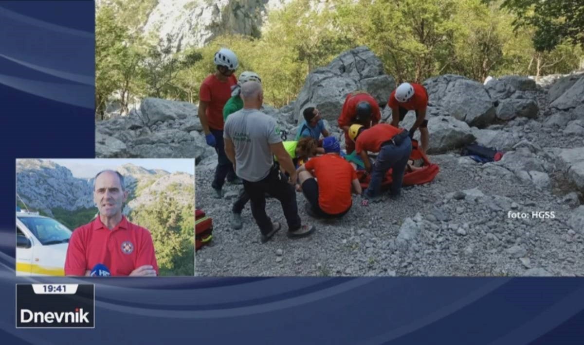 HGSS spasio češke planinare u Paklenici: "Jedan je obilno krvario"