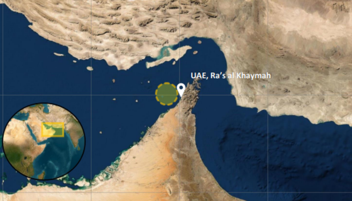 Projektil pogodio brod kod Emirata