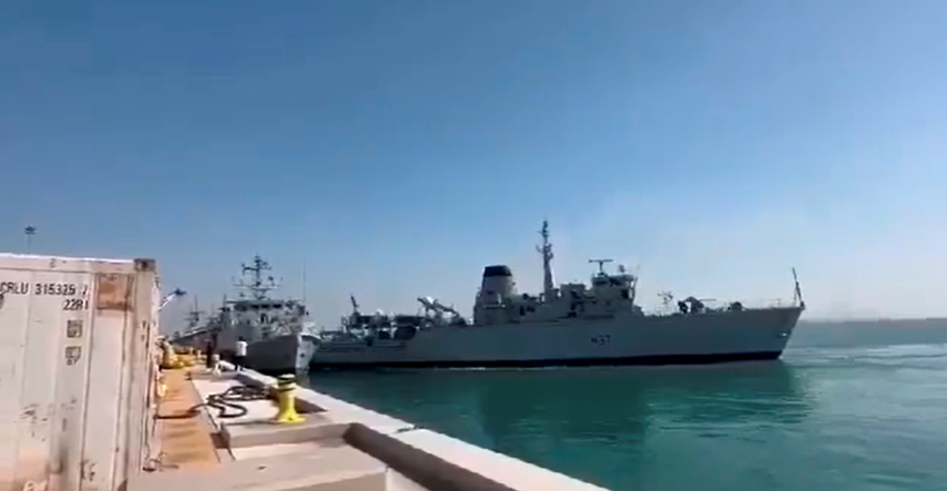 VIDEO Sudarila se dva britanska ratna broda kod Bahreina